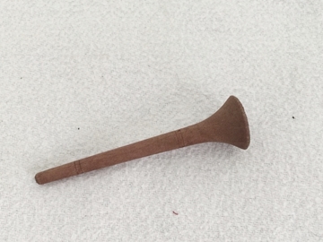 Bild von Trompete aus Holz dunkel 7cm